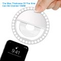 Selfie Ring Light Small For Mobile - USB Charge - Portable Flash Led - Ring Light Enhancing Photography for Smartphone. 