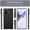 For Motorola Moto X30 Pro/Edge 30 Ultra Brushed Texture Carbon Fiber TPU Phone Case. 