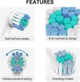 Toothbrush Replacement Heads Medium Soft Dupont Bristles Precision Clean Brush Heads Refills For Oral B. 