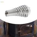 BBQ Spring Handle Metal Easy Install Compression Spring Handle for Wood Stoves Pits Barbecue. 