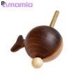 Wooden Fish with Hammer Handcrafted Wooden Fish Ornament for Stress Relief Meditation Perfect Desktop Decoration Birthday Gift Solid Wood Desktop Ornament. 