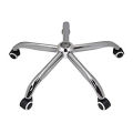 Steel Metal Chrome Chair Base With 5 Wheels. 