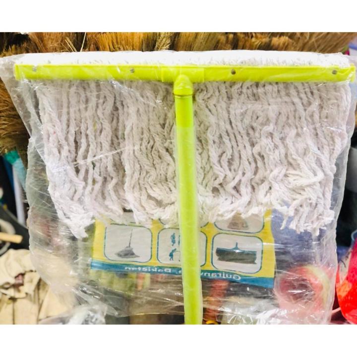Mop - Cleaning Mop with Long Handle - Long Cloth Floor Mop - Heavy Duty Mop Height 54 inches