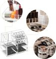 Acrylic Transparent Drawers Makeup Organizer Lipstick Holder Dust-Proof Cosmetic Storage Box 6 Drawer Desk Organizer Storage. 