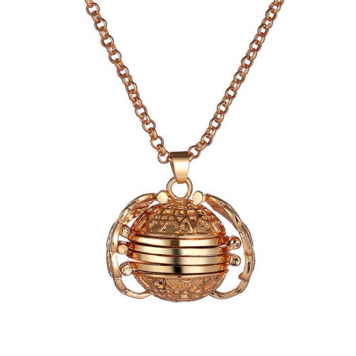 Magic 4 Photo Pendant Memory Floating Locket Necklace Angel Wings Flash Box Album Box Necklaces Creative