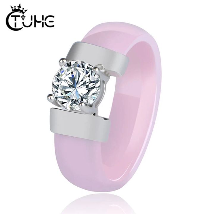 ealthy Jewelry ings for Women eer Lose Color ade Your ger n Loely ink Ceram ings With ig Crtal ling Jewelry