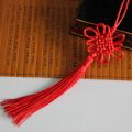 100 Pcs Handmade Yellow Chinese Knots Soft Tassels Holiday Gift for Spring Festival, Special Gift. 