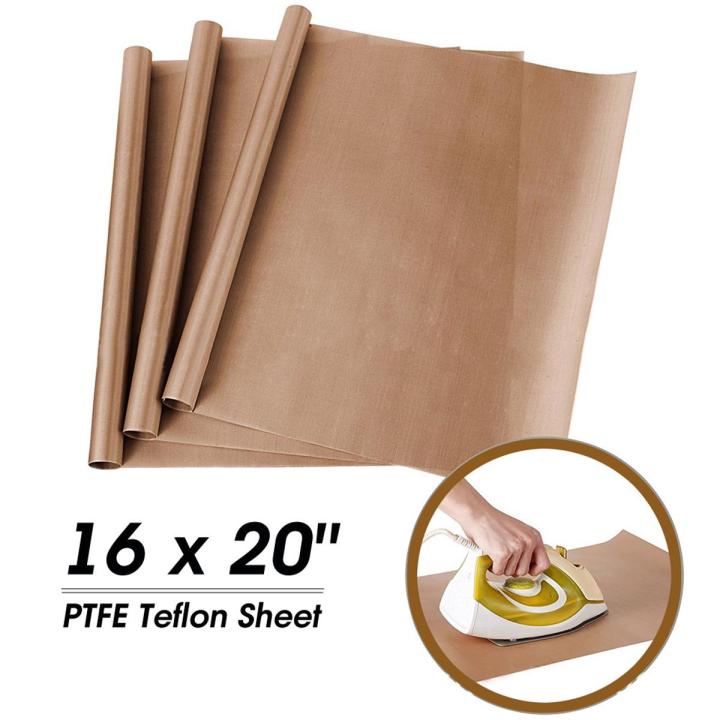 3Pack Non Transfer Reusable Paper Stick Press Teflon Sheet PTFE