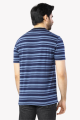 Blue and Sky Stripes Short Sleeve T-Shirt. 
