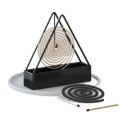 Metal Mosquito Coil Holder Stand | Iron Mosquito Coil Burner with Ash Tray | Fireproof Hanging Coil Stand for Indoor & Outdoor Use | Durable Anti-Rust Mosquito Coil Box (1PC). 