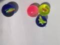 Rubber Soft Ping Pong Magic Bouncing Balls Multi Colour Pack of 10 Balls. 