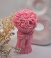 (1 Pc) Rose Flower Bouquet Scented Candle | Romantic Gift Candle | Handmade Wax Candle for Home Décor |  Flower Bouquet Candle. 
