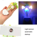 Small Mushroom Led EU Plugin Night Lamp Random Color / night light sensor motion/ Led mushroom night lamp / automatic color changing sensor light. 