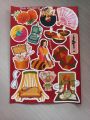 Desi wedding UNCUT Sticker sheet A6 size - 15 x 10 cm. 