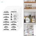 Pantry Label Stickers Waterproof Food Stickers for Kitchen Organization and Storage. 