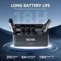 BOYA BY-V4U Wireless Lavalier Lapel Microphone for Type-C Devices Android Youtube Video Recording Live Streaming Vlog. 