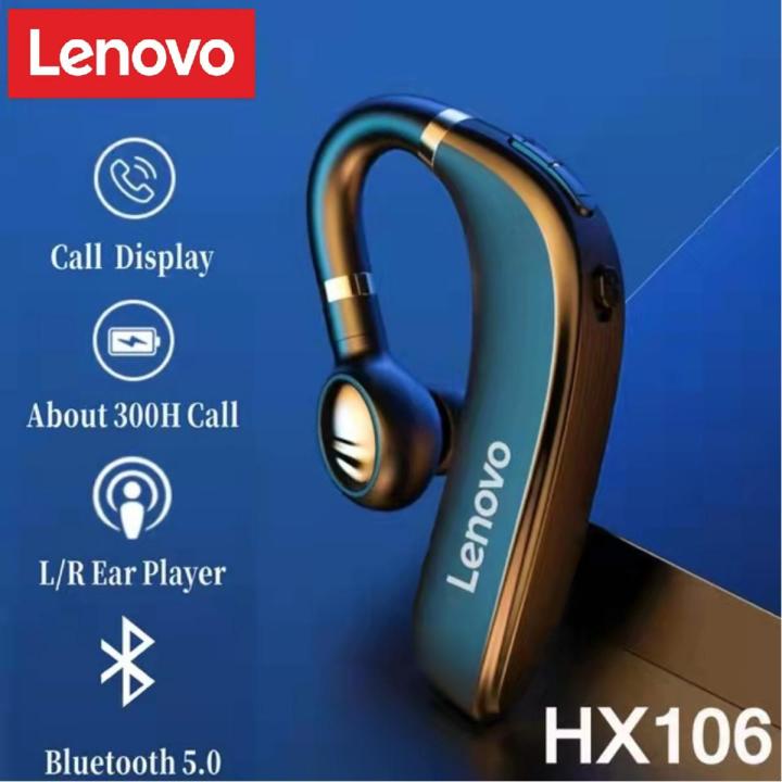 Lenovo HX106 Bluetooth Earphone Pro Ear Hook Wireless Bluetooth 5.0 Earbud With Microphone For Business Affairs Driving Meeting