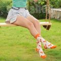 【Happytree】 Cute Women Socks Cartoon Animal Food Fruit Socks Kawaii Funny Trendy Socks Happy Harajuku Casual Socks Autumn Spring Stocking. 