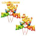 Festive Dragon Balloon 6pcs 3d Dragon Balloons for Chinese New Year Home Party Decoration Cute Cartoon Aluminum Foil Reusable Inflatable Balloon Buyers' Favorite Dragon Foil Balloon. 
