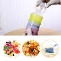 3/4 Layers Feeds Formula Dispenser Twist-Lock Stack able Milk Powder Box Baby Food Storage Container for Toddlers no Powder Leakage. 