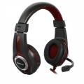 DEFENDER WARHEAD G-185 Gaming Headphone with microphone  black & red. 