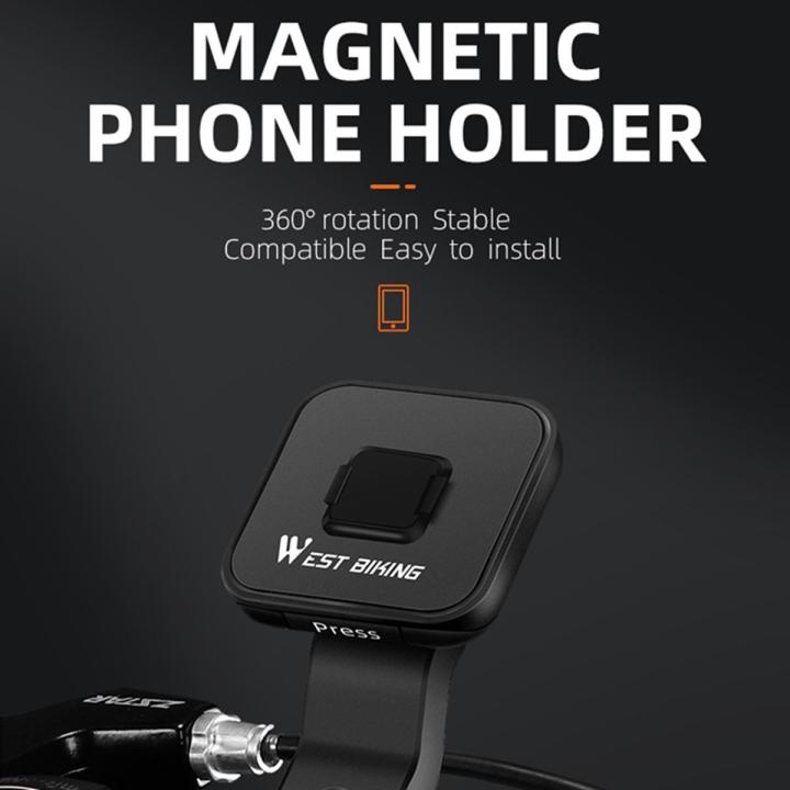 WEST BIKING Bike Phone Holder Bicycle Mobile Cellphone Holder