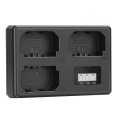 NP-FZ100 NPFZ100 Battery 3 Slot Charger Camera Alpha A7R3 A6600 A6700 A7M3 ARR4 A7R4 A7R5 A7III ZV-E1 FX3 Replacement Spare Parts. 