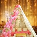 Special Birthday Black and Gold Balloon Decoration Combo Kit with Birthday Banner and Fairy Lights +,Balloons,Light, Themed for boys, Girls ,& Babies. 