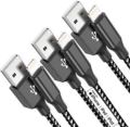 iPhone Data Cable 3m, Premium Nylon Double Layer, USB to Lightning, Durable Charging and Data Transfer. 
