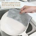 Dishwasher - Multifunctional Double Sided Wire Dish Cleaning Cloth - Reusable Kitchen Cleaning Towels for Sink and Stove. 
