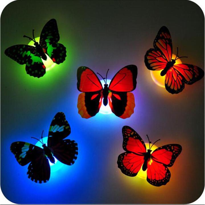 2PCS%20Glow%20In%20The%20Dark%20Led%20Butterfly%20Night%20Light%20Led%20Color%20Changing%20For%20Kids%20Room%20-%20Image%202