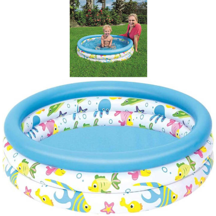 40"%20Children%20Summer%20Outdoor/Indoor%20Bathing%20Tub%20Baby%20Toddler%20Paddling%20Inflatable%20Round%20Swimming%20Pool%20(40"%20x%2010")%20-%20Image%205