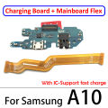 USB Charging Port Connector Board + Mainboard Flex For Samsung A10 A20 A30 A40 A50 A70 A10S A20S A30S A50S A31 Charging Port. 