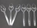Disposable Clear Plastic Spoon Set - 100 Pcs Pack. 