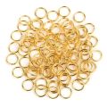 JumpRings 150 Pieces | 3mm | 4mm | 5mm | 6mm | 7mm | Golden Silver Findings Jump Rings for DIY  Jewelry making accessories. 