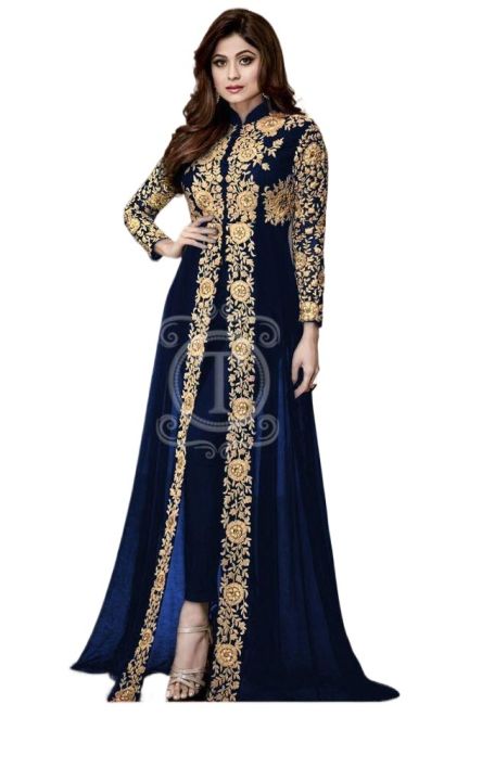 Fancy Dress Luxury Embroidered 2Pc Suit Fashion Party Wear Stitched By |  Daraz.pk