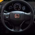 Emblem for car steering wheel badge logo sticker H for Honda Civic fit CR-V agree Odyssey car stickers car style blue red (Model: blue). 