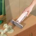 Portable Mini Mop Small Cleaning Mop Tile Floor Cleaning Mop Desktop Cleaner Brush Self Short Mop for Sinks Desktop Garage Tableware. 