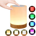 Night Light Touch Sensor Lamp Bedside Table Lamp for Kids Bedroom Rechargeable Dimmable Warm White Light RGB Color Changing. 