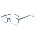 Men Myopia Glasses Anti Blue Light Reading Glasses Full Frame Stainless Steel Business Myopia Glasses with Degree 0 To -6.0. 