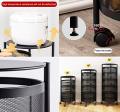5 Layer/Tier/Step Kitchen Rotating Shelf 360 Degree Baskets Fruit Vegetable Storage Rack Floor Round Household Multi-function Shelf With Wheels. 