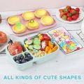 50 pcs Food Picks, Fun Cute Mini Reusable Cartoon Animal Fruit Toothpick for Picky Eaters, Lunch Accessories/Bento Decorations For Toddler And Kids. 