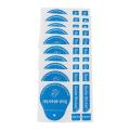 10/50/100pcs Blue Dust Removal Phone Screen Cleaning Tool All Phones 3 in 1 Dust-absorber + Guide Sticker Clear Dust on Screen. 