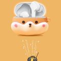 For Realme Buds T110 case Bluetooth headset Case Cute Dog Cartoon Design Wireless Headphone Case Anti drop Charging Box Cover For Realme Buds T110 Back cover cases. 