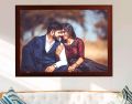 zig zag Customized Photo Frame with our Own Picture 12x18. 