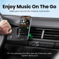 【Upgraded】UGREEN USB Bluetooth 5.4 5.1 Audio Receiver Trans‘mitter 2 in1 Bluetooth AUX 3.5mm Stereo Music Adapter for Car PS4 PC TV Bluetooth Earphone Speaker. 