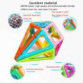 Magnetic Designer Toy Kids Educational Toys Plastic Creative Bricks Enlighten Magnetic Building Blocks. 