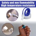 10PCS PTFE Tape, Suitable For Plumber, Shower Head Plumber Tape, Pipe Seal, Thread Seal, White. 