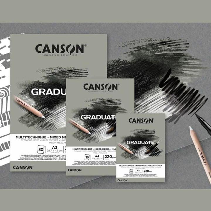 Canson Graduate Grey Paper Sketch Book
