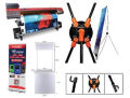 Panda X stand banner Flex Stand / Display Stand 2x5 for Marketing Promotions / Flex Standee / X Display Stand PanaFlex. 